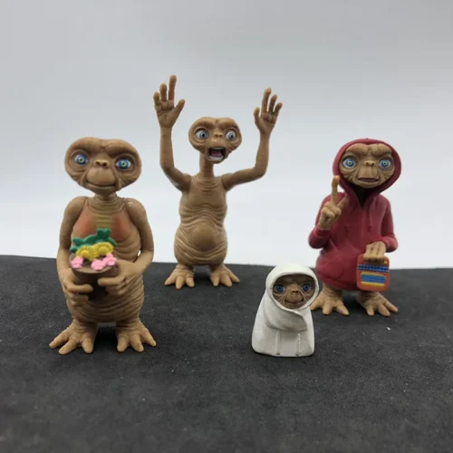 Anime-dos-desenhos-animados-alien-gena-et-figura-de-a-o-bonecas-brinquedos-cole-o-modelo Escultura Filme ET Alienígena Cultura Pop Hollywood