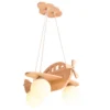 Luminária Infantil Avião De Madeira