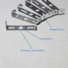 Suporte Luminária Placa Teto Barra De Ferro Com Parafusos Fixos
