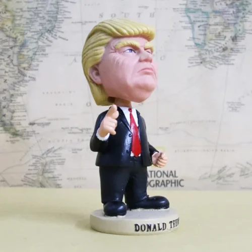 Cl-ssico-Pessoas-Famosas-Est-tua-Presidente-EX-Ex-45-EUA-Am-rica-Donald-Trump-Figura Estátua Clássico EUA América Donald Trump Presidente