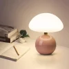 Cogumelo-LED-Table-Lamp-Touch-Dimming-Desk-Lamp-Eye-Prote-o-Night-Light-sem-fio-Caf-1 Abajur Cogumelo LED Touch Dimming
