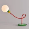 Criativo-Lua-Table-Lamp-simples-cabeceira-Lamp-Desk-quarto-modelo-nico-Hotel-e-Livraria Abajur Haste Ajustável Maleável