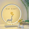Luminária de Mesa Minimalista Circunferência Branco