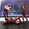 Deadpool-Marvel-Figure-Model-Toys-Carro-Casa-Escrit-rio-X-Man-Engra-ado-Engra-ado-Decora-2 Escultura Deadpool Toys Cultura Pop