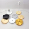 E27-Table-Metal-lamp-bases-Holder-with-10mm-central-hole-and-side-hole-fold-edge-inward Base Redonda Para Abajures
