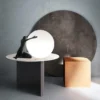 Est-tua-Humana-LED-Moon-Light-Acr-lico-ou-Abajur-de-Vidro-Resina-Homem-E27-L Luminária Mesa Cultura Pop Estátua Humana LED