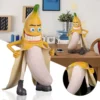 Est-tua-engra-ada-do-Banana-Man-Wicked-Banana-Sir-Desktop-Decora-es-Jardim-Quintal-Figurinhas Estátua Engraçada Banana Man de Resina Design Cultura Pop