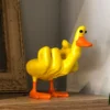 Estatueta-do-pato-do-dedo-m-dio-para-a-decora-o-Home-Escultura-pequena-do-pato-3 Estatueta Cultura Pop Pato Dedo Médio De Resina