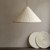 Estilo-japon-s-Wabi-sabi-Luzes-pingente-Designer-de-papel-arroz-sala-de-jantar-l-mpada-1 Pendente Moderno Chapéu Estilo japonês Wabi-sabi