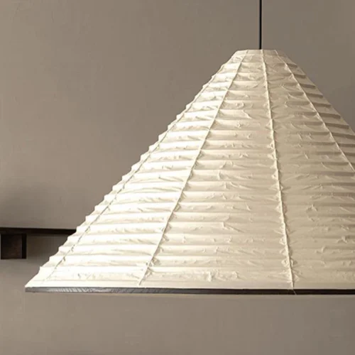 Estilo-japon-s-Wabi-sabi-Luzes-pingente-Designer-de-papel-arroz-sala-de-jantar-l-mpada Pendente Moderno Chapéu Estilo japonês Wabi-sabi