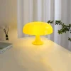 Estilo-simples-cogumelo-abajur-ornamento-luz-l-mpada-tricolor-USB-AU-UE-Reino-Unido-EUA-Plug Abajur Estilo Simples Cogumelo