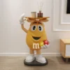 Groot-Room-Decoration-Accessories-Est-tica-Sala-Sof-Ao-lado-Decora-es-com-Bandeja-Organizadora-Presentes-1 Escultura M&M Com Bandeja Cultura Pop