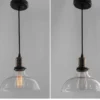 H9e48b59c50264b148d0c2675c28b9fder Luminária Pendente Industrial De Vidro