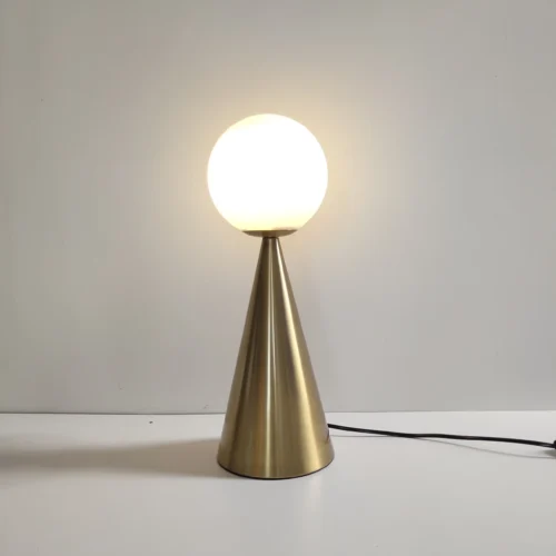 Ha7e339c6ff794863ac7c55bccd9b68c4G Abajur Minimalista Pós Moderna Cúpula Bola De Vidro Branca