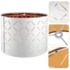 Household-Lamp-Shade-Tabletop-Decor-Lampshade-Floor-Cover-Fabric-Lampshades-Iron-Modern-Bedside-For-Abjura-1 Abajur Tecido Reposição Para Lustres e Abajures