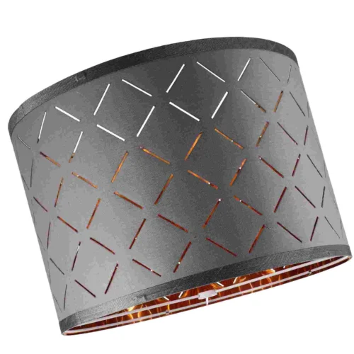 Household-Lamp-Shade-Tabletop-Decor-Lampshade-Floor-Cover-Fabric-Lampshades-Iron-Modern-Bedside-For-Abjura Abajur Tecido Reposição Para Lustres e Abajures