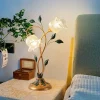 L-mpada-De-Mesa-De-Flor-De-Vidro-para-Quarto-L-mpadas-De-Mesa-Luz-Noturna-2 Abajur De Mesa Modelo Flor De Vidro e Luz De Led