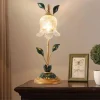 L-mpada-De-Mesa-De-Flor-De-Vidro-para-Quarto-L-mpadas-De-Mesa-Luz-Noturna-3 Abajur De Mesa Modelo Flor De Vidro e Luz De Led