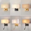 L-mpada-de-parede-LED-moderna-com-360-Rota-o-Spotlight-Nordic-Bedroom-Wall-Light-para-2 Luminária Parede Arandela 360 ° Rotação Para Leitura