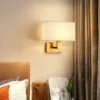 L-mpada-de-parede-LED-moderna-com-360-Rota-o-Spotlight-Nordic-Bedroom-Wall-Light-para-3 Luminária Parede Arandela 360 ° Rotação Para Leitura