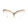 L-mpada-de-teto-LED-Butterfly-Cartoon-para-crian-as-estilo-n-rdico-design-minimalista-quarto Luminária Sobrepor Infantil Forma Borboleta Luz LED