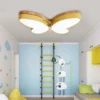 L-mpada-de-teto-LED-Butterfly-Cartoon-para-crian-as-estilo-n-rdico-design-minimalista-quarto-2 Luminária Sobrepor Infantil Forma Borboleta Luz LED