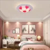 Luminária Infantil Sobrepor Bola Futebol Luz LED