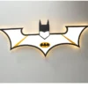 L-mpada-do-teto-moderno-crian-as-mi-do-sala-de-estar-led-quarto-bat-lumin-3 Luminária Infantil Plafon Simbolo Batman Luz De Led