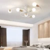 L-mpada-do-teto-simples-n-rdica-para-sala-de-estar-Study-Chandelier-Ilumina-o-criativa Luminária Sobrepor Circular Lâmpada Aparente