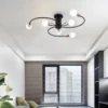 L-mpada-do-teto-simples-n-rdica-para-sala-de-estar-Study-Chandelier-Ilumina-o-criativa-2 Luminária Sobrepor Circular Lâmpada Aparente