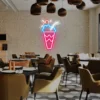 LED-Neon-Sign-Ice-Cream-Wall-Light-Decora-o-para-loja-Decora-o-de-festa-Presente-3 Luminária Parede LED Neon Ice Cream