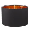 Lampshade-Floor-Lamp-Light-Shade-Light-Accessory-Fabric-Lampshade-Replacement-detachable-chandelier-floor-lamp-shade Cúpula Redonda Preta Interno Dourado De Reposição Para Abajur