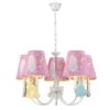 Luminária Infantil Lustre 5 Cúpula Abajur