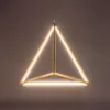 Lumin-ria-pendente-tri-ngulo-moderna-luzes-led-decorativas-teto-sala-de-jantar-sala-de-estar Luminária Pendente Triângulo Moderna