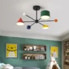 Lustre-de-cor-macaron-para-quarto-de-crian-as-decora-o-moderna-LED-interior-l-mpadas-2 Luminária Sobrepor Para Quarto De Bebês e Infantil