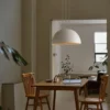Lustre-moderno-estilo-Wabi-sabi-gr-o-de-madeira-minimalista-cabe-a-nica-LED-mesa-de-1 Pendente Moderno 1/2 Esfera Wabi-sabi