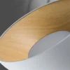 Lustre-moderno-estilo-Wabi-sabi-gr-o-de-madeira-minimalista-cabe-a-nica-LED-mesa-de-4 Pendente Moderno 1/2 Esfera Wabi-sabi