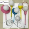 Luz-de-teto-n-rdica-dos-desenhos-animados-para-crian-as-lustre-do-quarto-abajur-de-2 Luminária Sobrepor Infantil Com Bolas Brancas