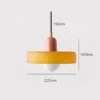 Medieval-Glass-Pendant-Light-Candy-Color-nica-l-mpada-principal-para-sala-de-estar-Quarto-Sala-2 Pendente Moderno De Vidro Polido