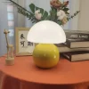 Mesa-de-cabeceira-estilo-n-rdico-para-meninas-luz-noturna-criativa-estilo-creme-para-quarto-de-1 Arandela Moderna Despojada Cerâmico e Cúpula De Vidro