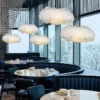Luminária Infantil Pendente Nuvem Flutuante Luz LED