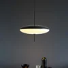 Modern-Flying-Saucer-Luzes-Pingente-LED-Minimalista-Preto-Branco-Pendurado-L-mpadas-Restaurante-Estudo-Salas-Quarto-1 Pendente Moderno Disco Voador Com Luz De LED