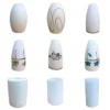 Modern-Opening-D4-2cm-Fitter-White-Glass-Shade-Replacement-Egg-Drum-Lampshade-Cover-Lighting-Fixture-Accessory Cúpula/cabeça De Reposição Para Lustres e Pendentes