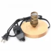 Modern-Retro-Wood-Table-Lamp-Polyhedron-E27-Desk-Lamp-EU-Plug-Living-Room-Bedroom-Bedside-Lamp-1 Base Redonda De Madeira Com Encaixe Para Lâmpada Soquete E27