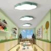 Moderno-LED-Cloud-Ceiling-Light-para-Crian-as-Decora-o-de-Cozinha-L-mpada-Lustres-Do-2 Luminária Infantil Formato Nuvem Luz de LED