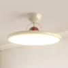 Nordic-LED-Ceiling-Light-Cream-Iron-Flying-Saucer-Lamps-For-Living-Room-Bedroom-Study-Room-Hallway Luminária Sobrepor Moderno Disco Voador
