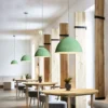 Nordic-LED-Pendant-Lights-L-mpadas-de-Resina-Macaron-Lumin-rias-Suspensas-Decora-o-Interior-Quarto-3 Pendente Moderno De Resina 1/2 Esfera