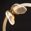 Luminária De Mesa Minimalista Dourado Com Led Borboleta