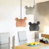 Nordic-moderno-luz-pingente-fio-macaro-lustre-interior-bonito-led-teto-pendurado-luz-da-sala-de Luminária Infantil Mickey Mouse