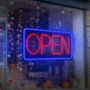 Open-Sign-for-Business-USB-Brilho-Ajust-vel-Luzes-de-Neon-Party-Bar-Lojas-de-sal Placa Open Para Comércio USB Brilho Ajustável Luzes de Neon